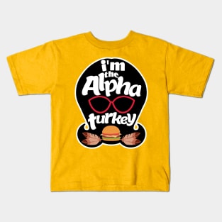 Linda's the Alpha Turkey Kids T-Shirt